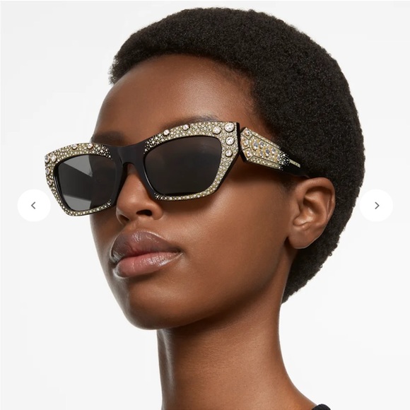 Swarovski Accessories - NWT Swarovski Cat-eye shape sunglasses, SK0380 01A, Black